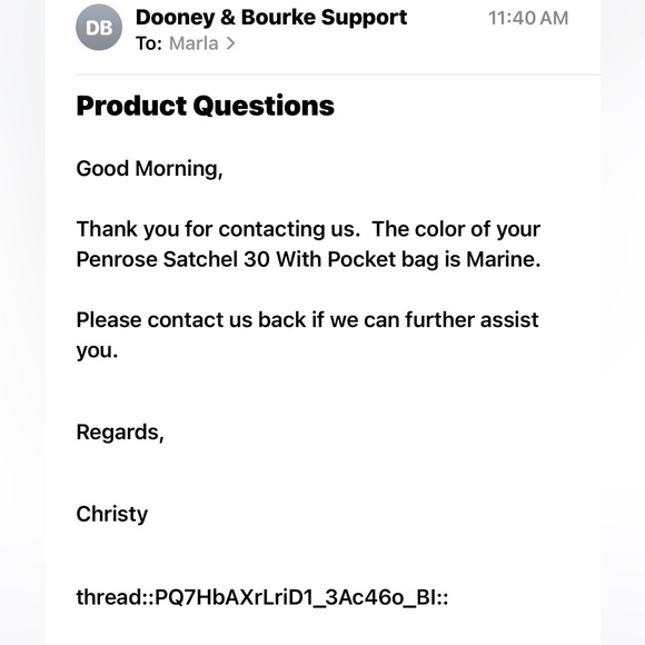 Dooney and Bourke Penrose satchel 30 with pocket - Picture 13 of 13